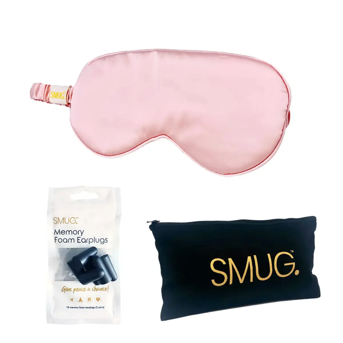 Pink Satin Sleep Mask