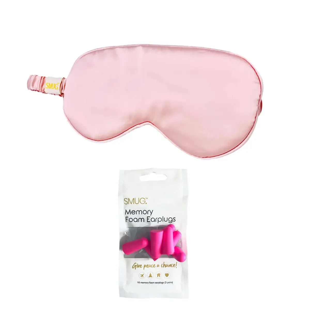 Pink Satin Sleep Mask