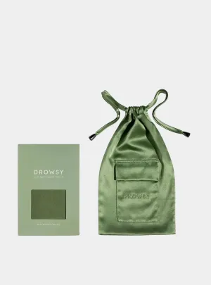 Pistachio Green Silk Carry Pouch