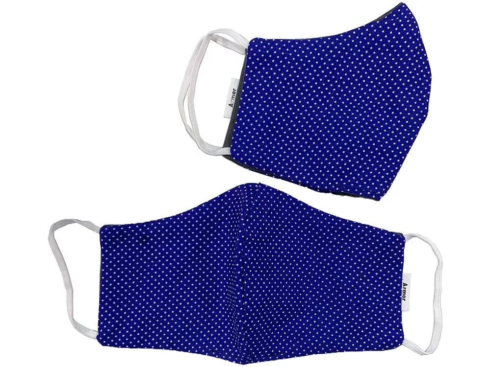 Polka Dot Print Unisex Washable Face Masks