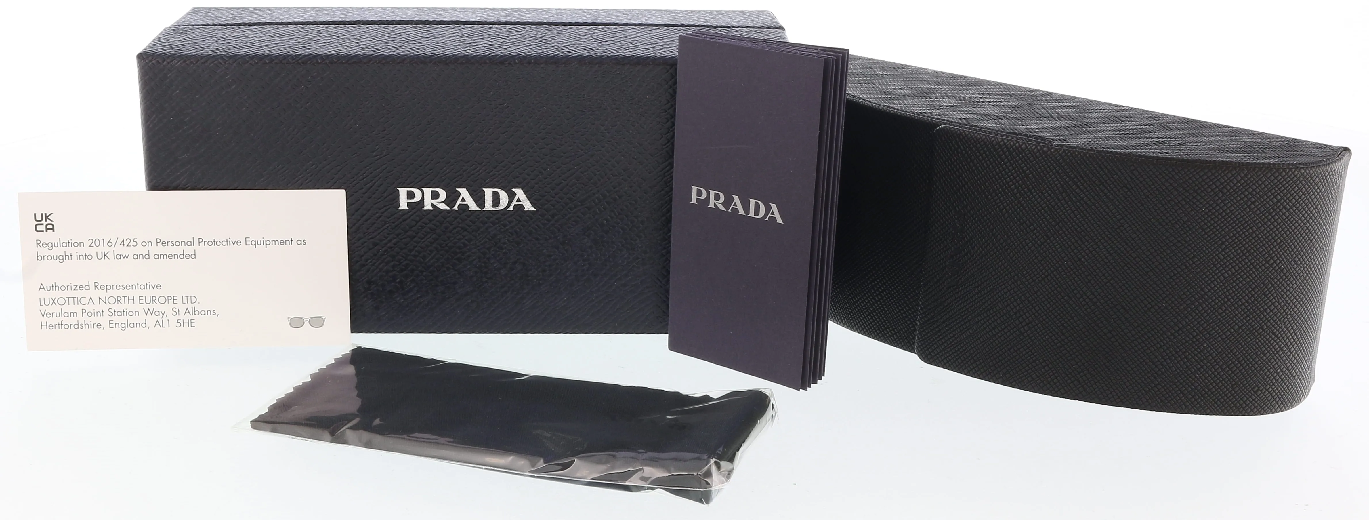 Prada 0PR 23XS 2AU6S153 Cat Eye Full Rim Havana Sunglasses