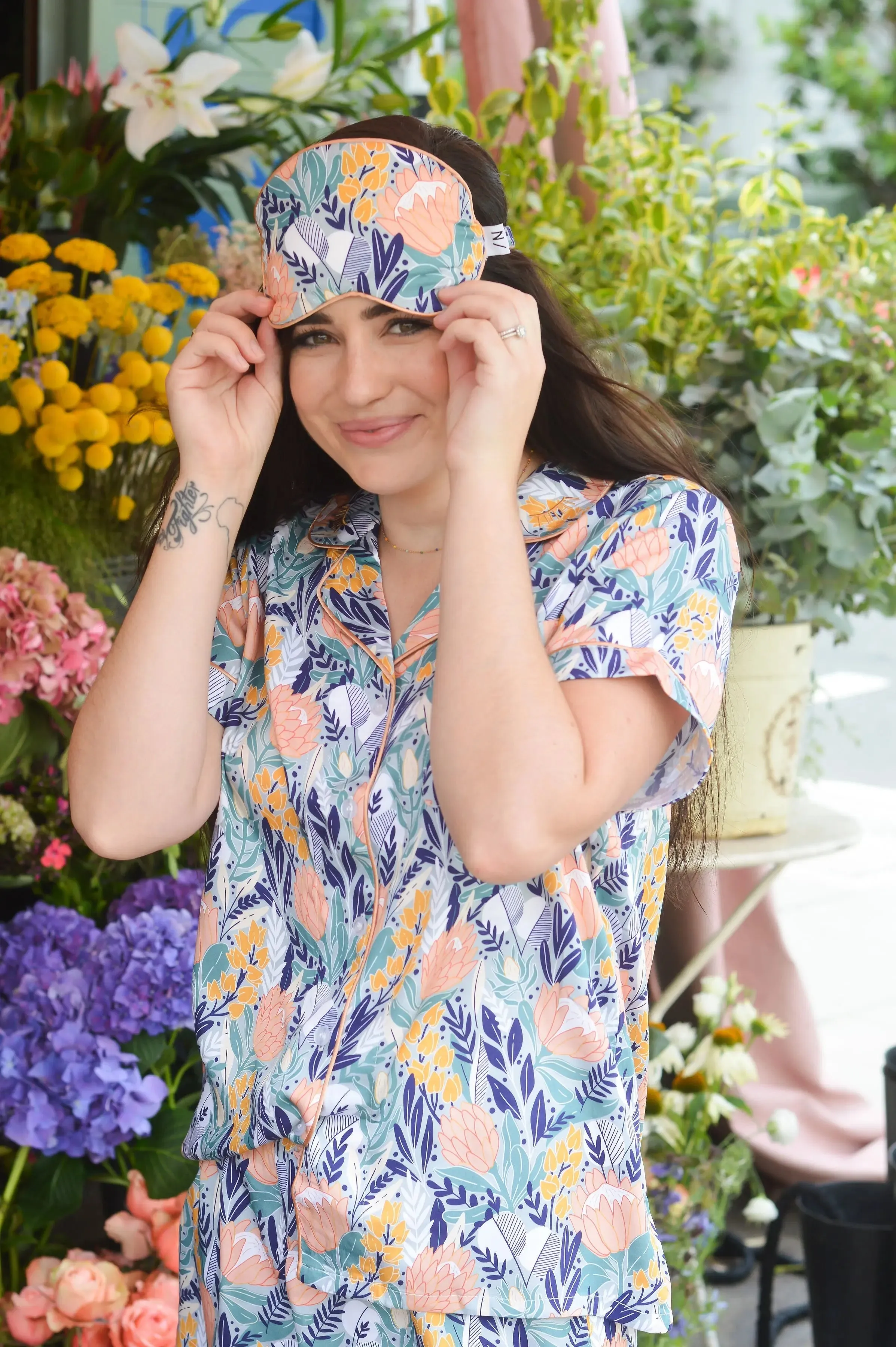 Protea Flower Power Eye Mask