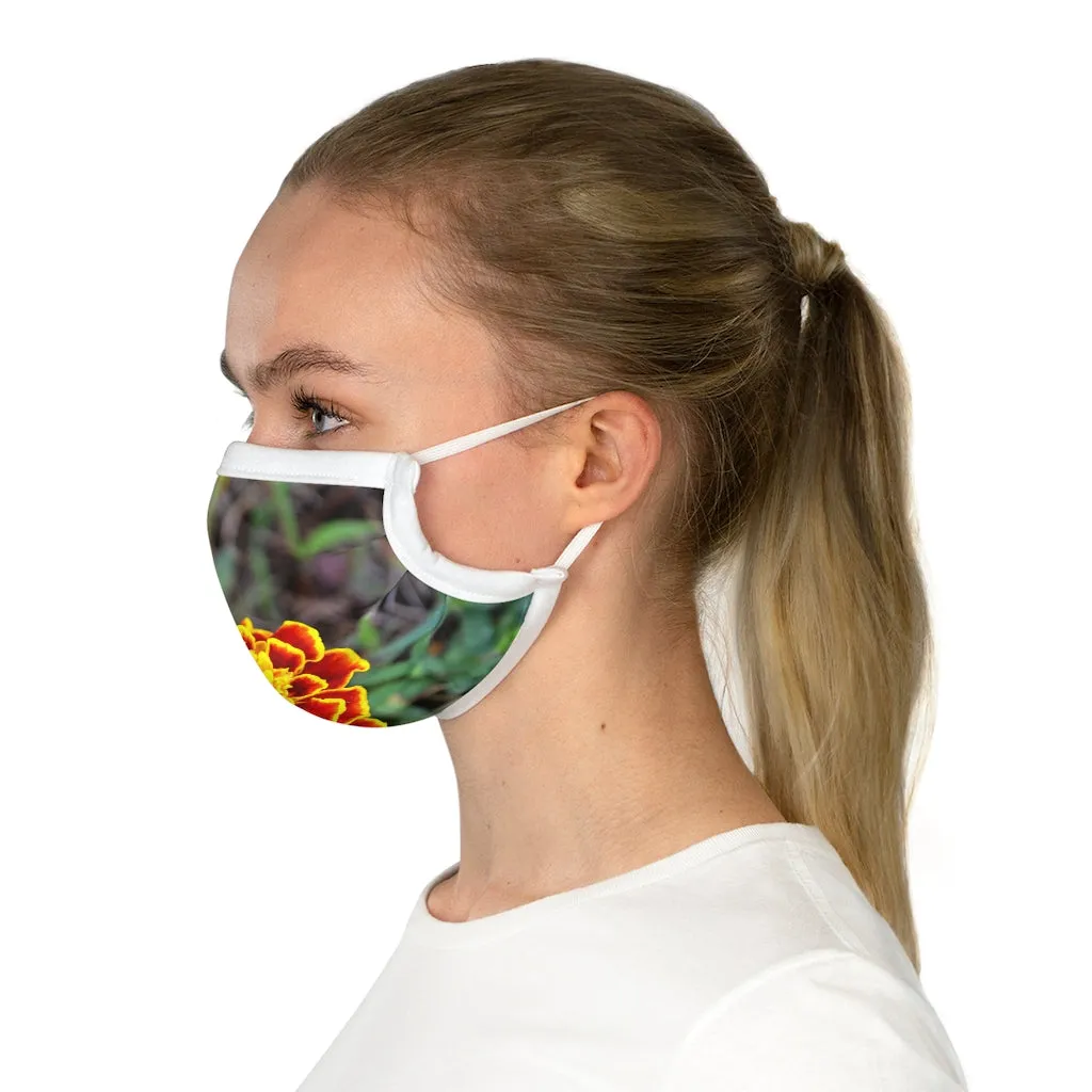 Red and Yellow Flower Cotton Face Mask (EU)