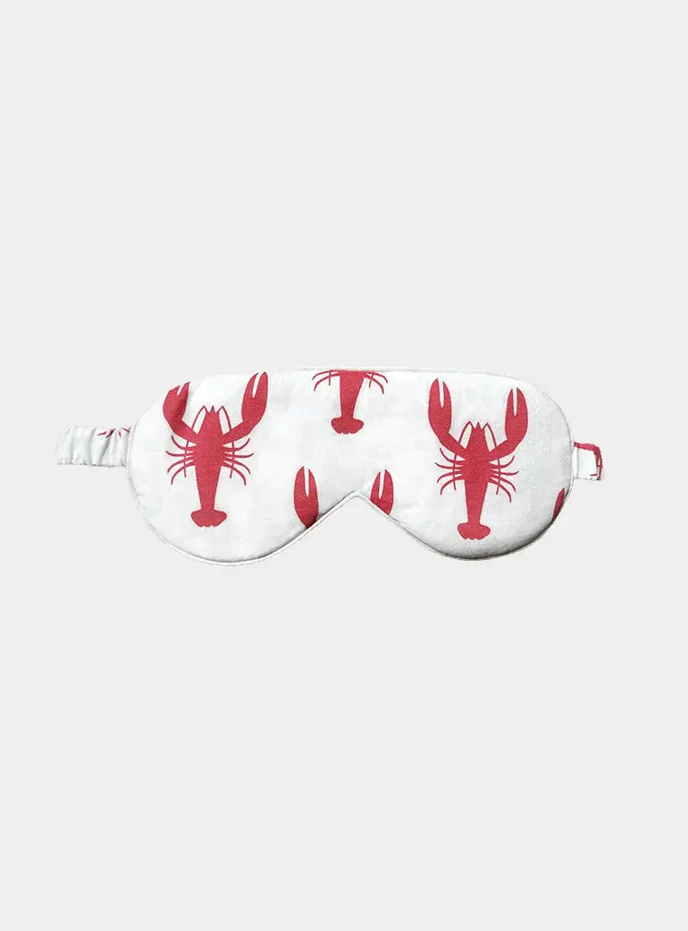 Red Lobster Organic Cotton Sleep Mask
