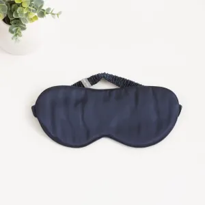 Renee Taylor 100% Mulberry Silk Navy Eye Mask