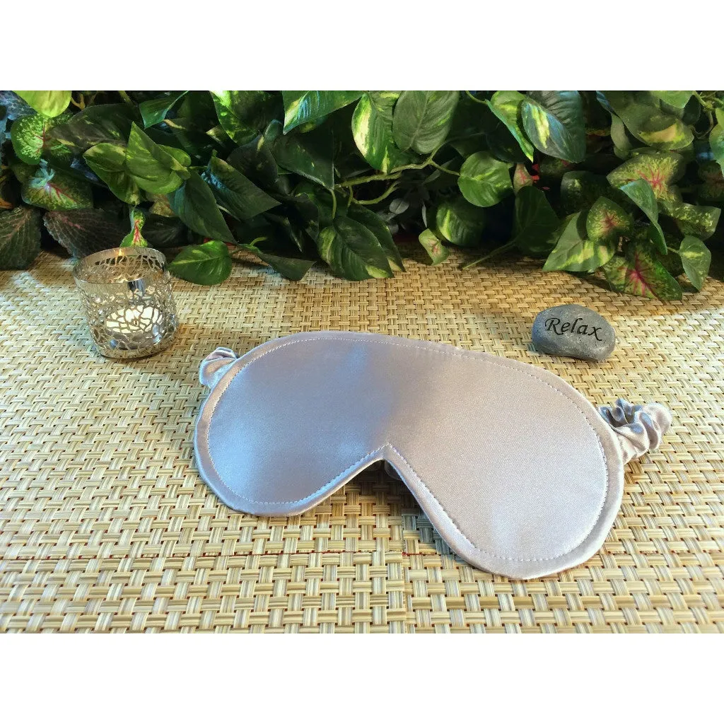 Satin Silver Eye Mask, The Perfect Bridesmaids and Maid of Honor Gift