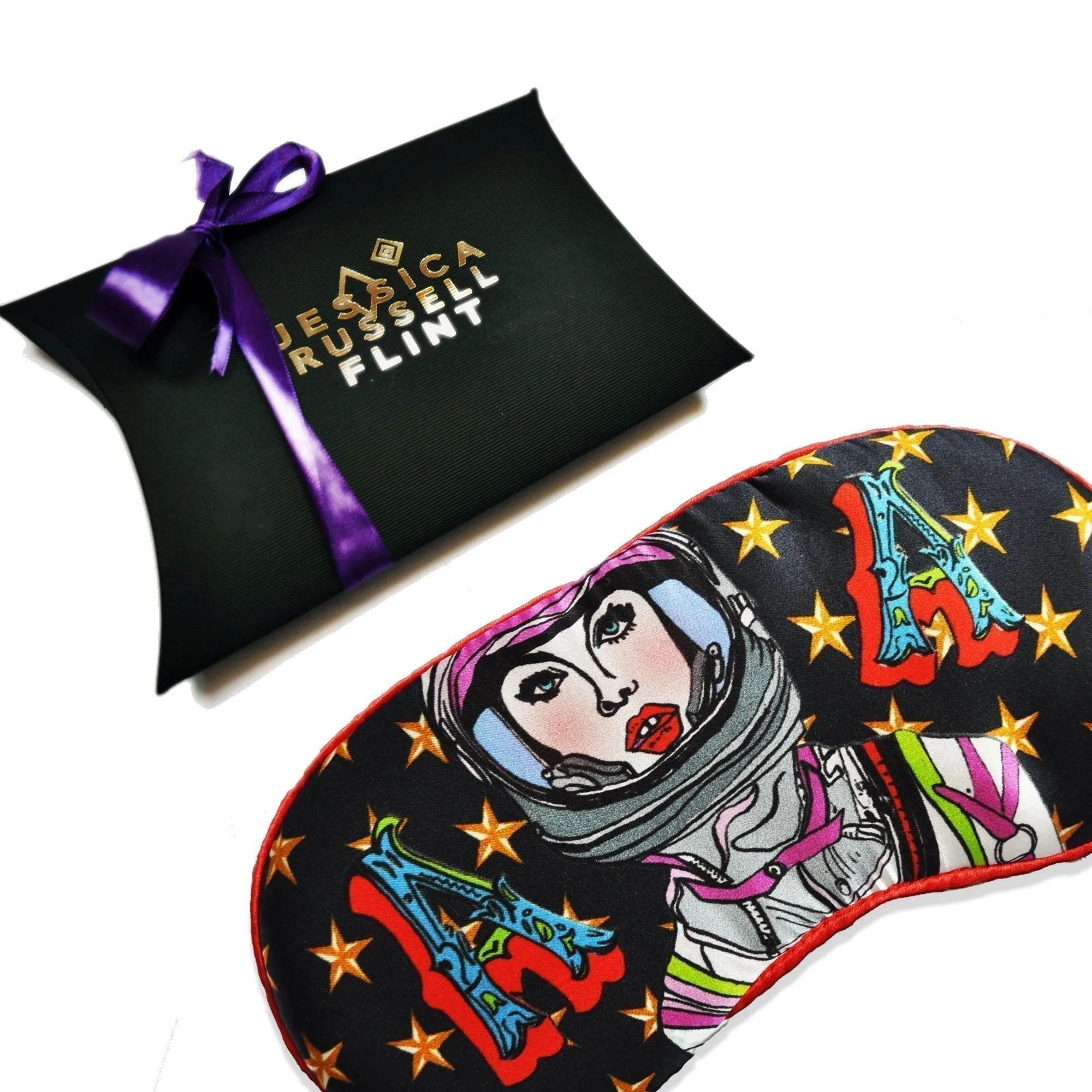 Silk Eye Mask / "A for Astronaut"