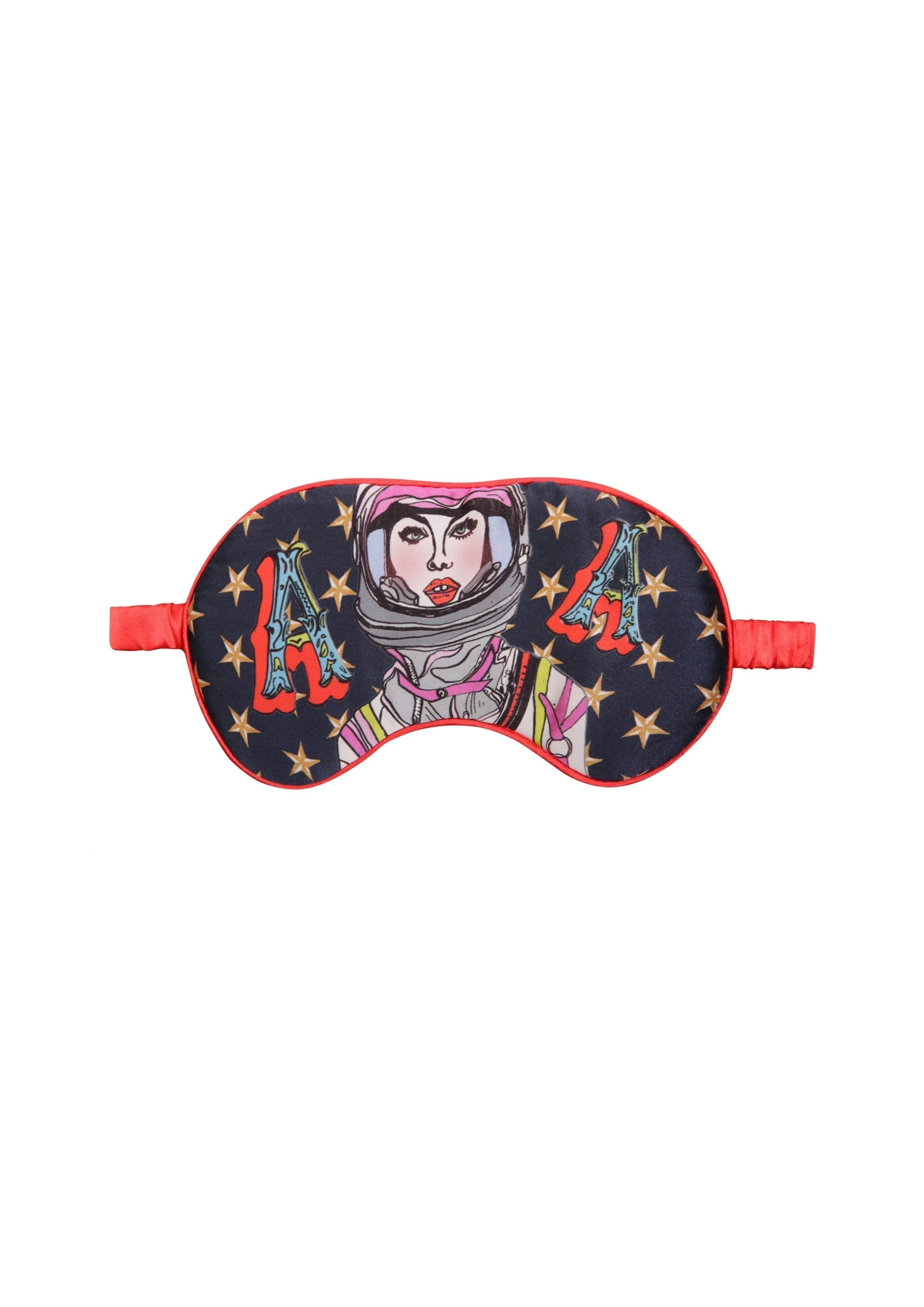 Silk Eye Mask / "A for Astronaut"