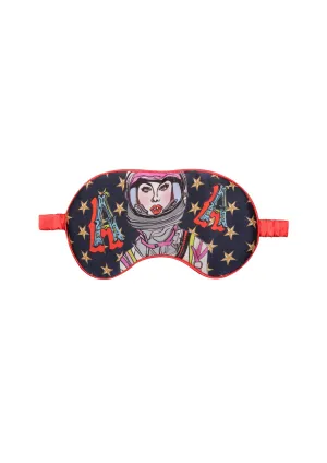 Silk Eye Mask / "A for Astronaut"