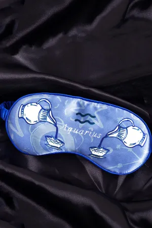 Silk Eye Mask / "Aquarius"