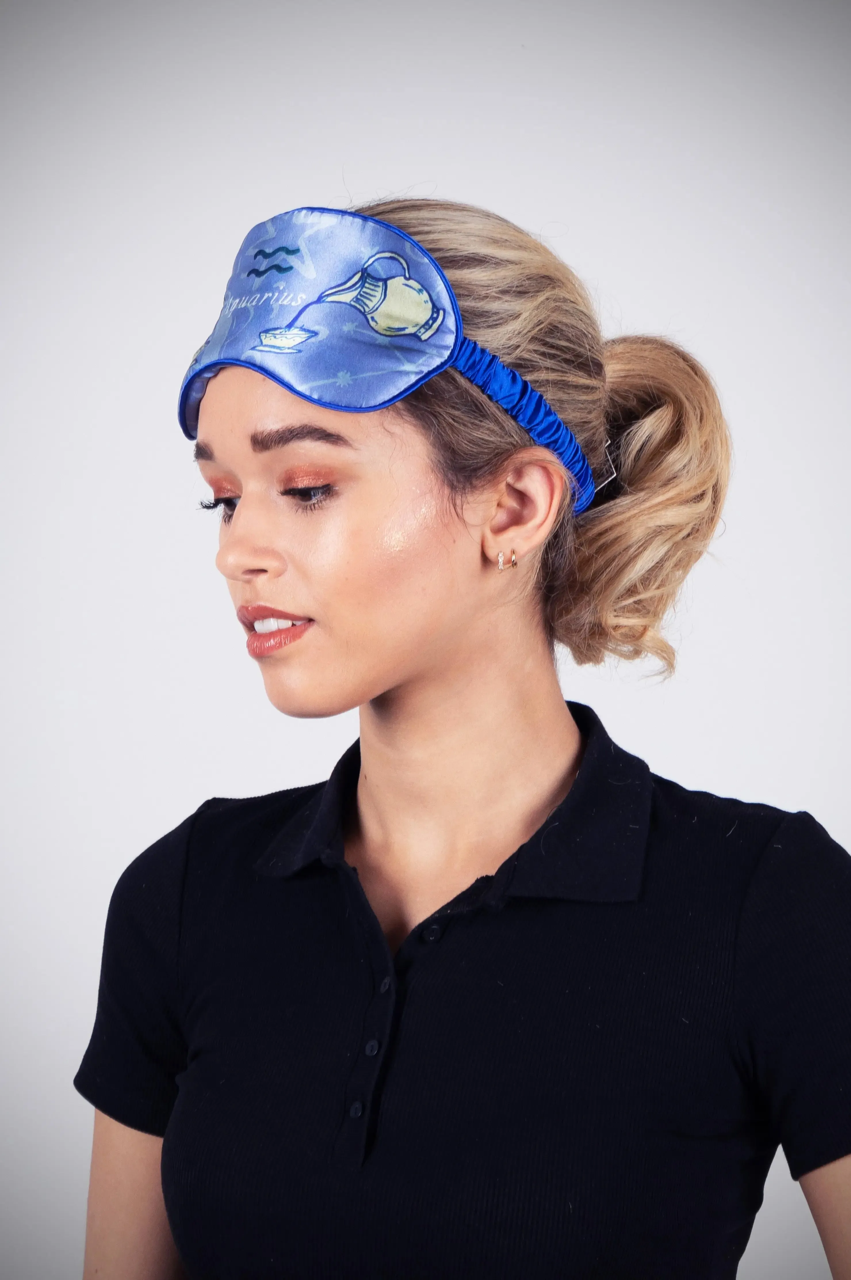 Silk Eye Mask / "Aquarius"