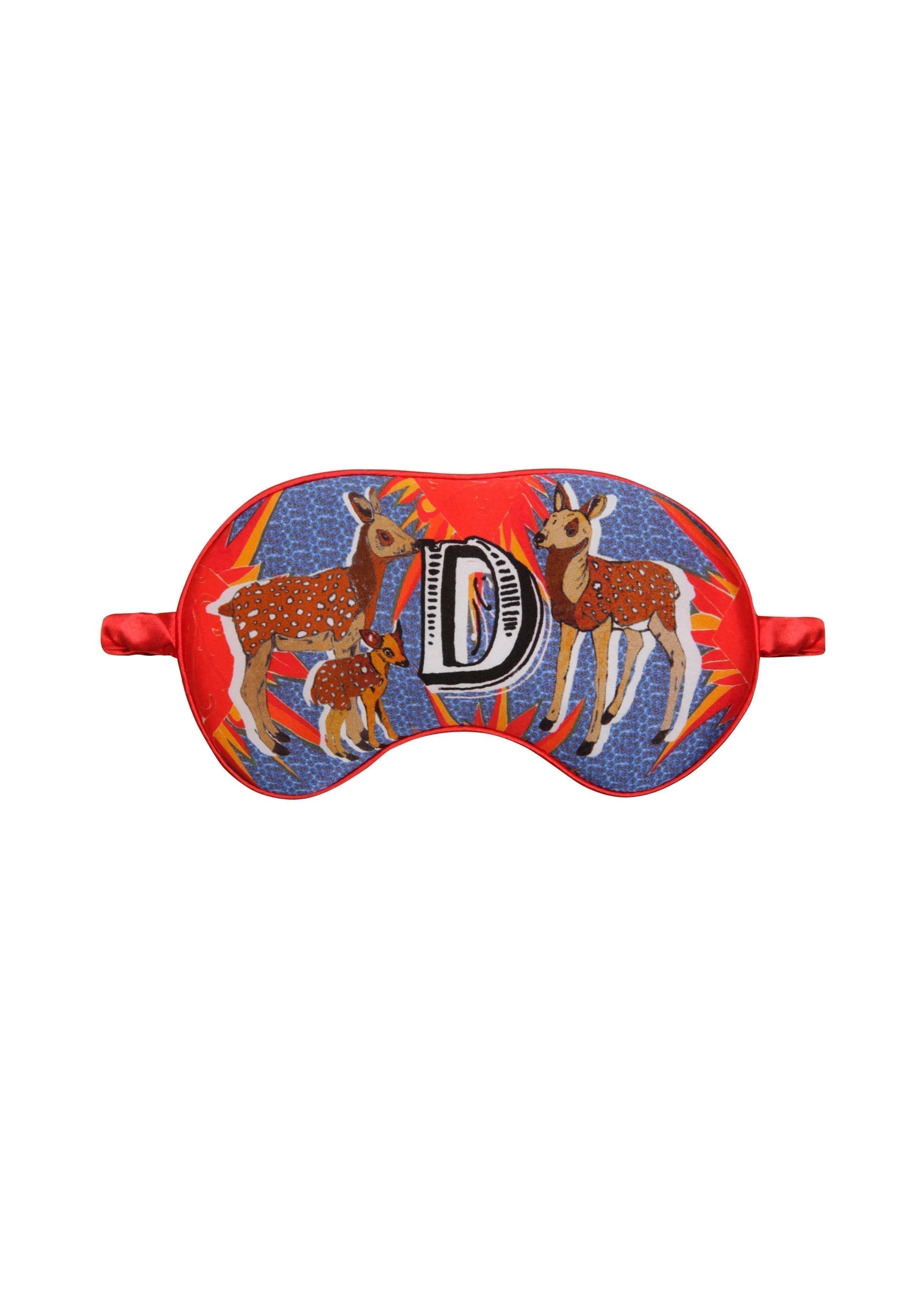 Silk Eye Mask / "D for Deer"