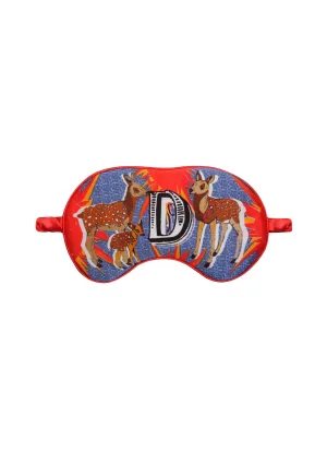 Silk Eye Mask / "D for Deer"