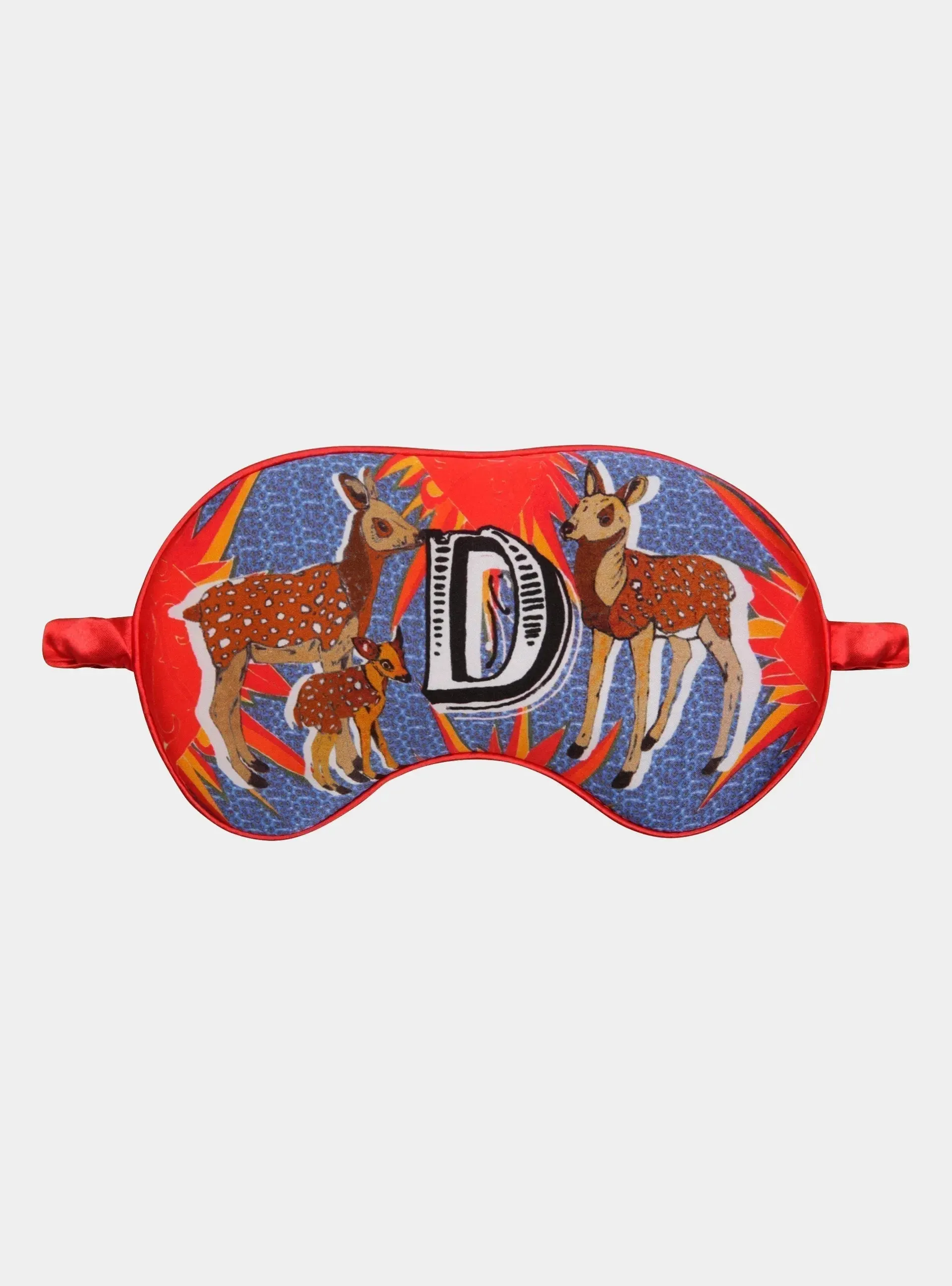 Silk Eye Mask / "D for Deer"