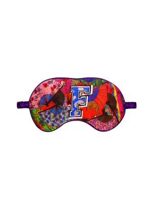 Silk Eye Mask / "F for Fan"