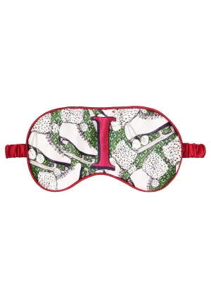 Silk Eye Mask / "I for Ice Skate"