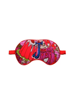Silk Eye Mask / "J for Jelly"