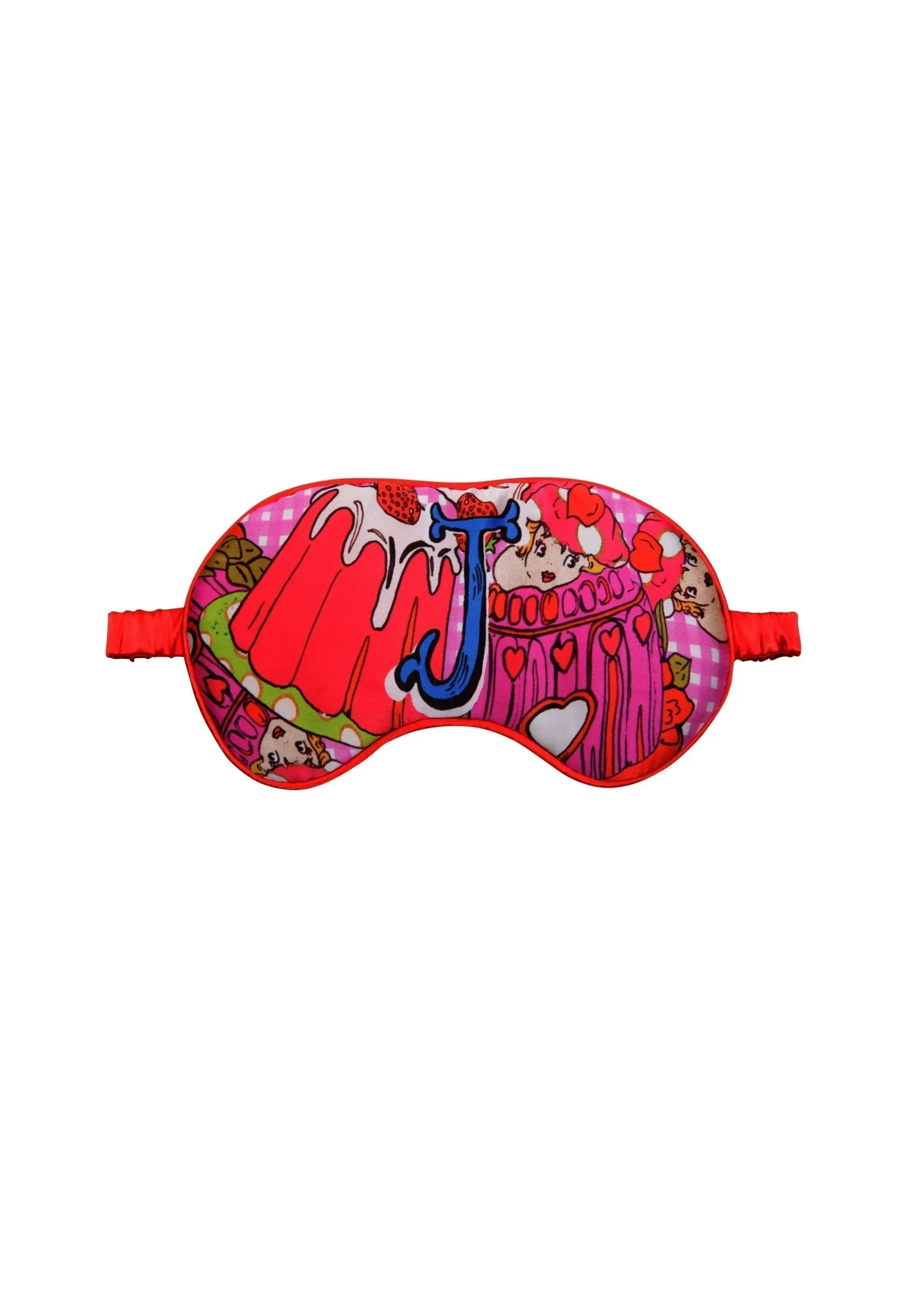 Silk Eye Mask / "J for Jelly"