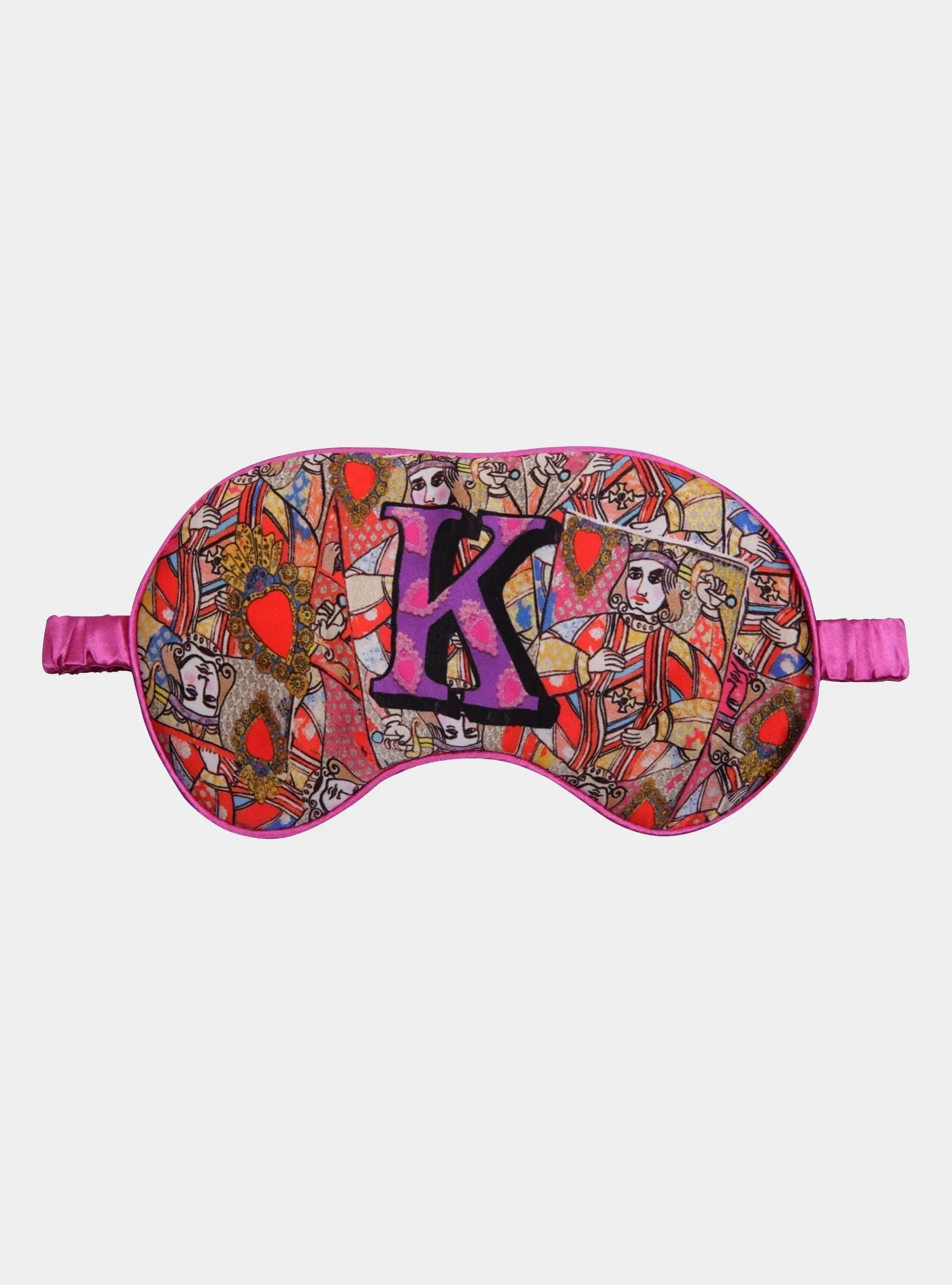 Silk Eye Mask / "K for King''
