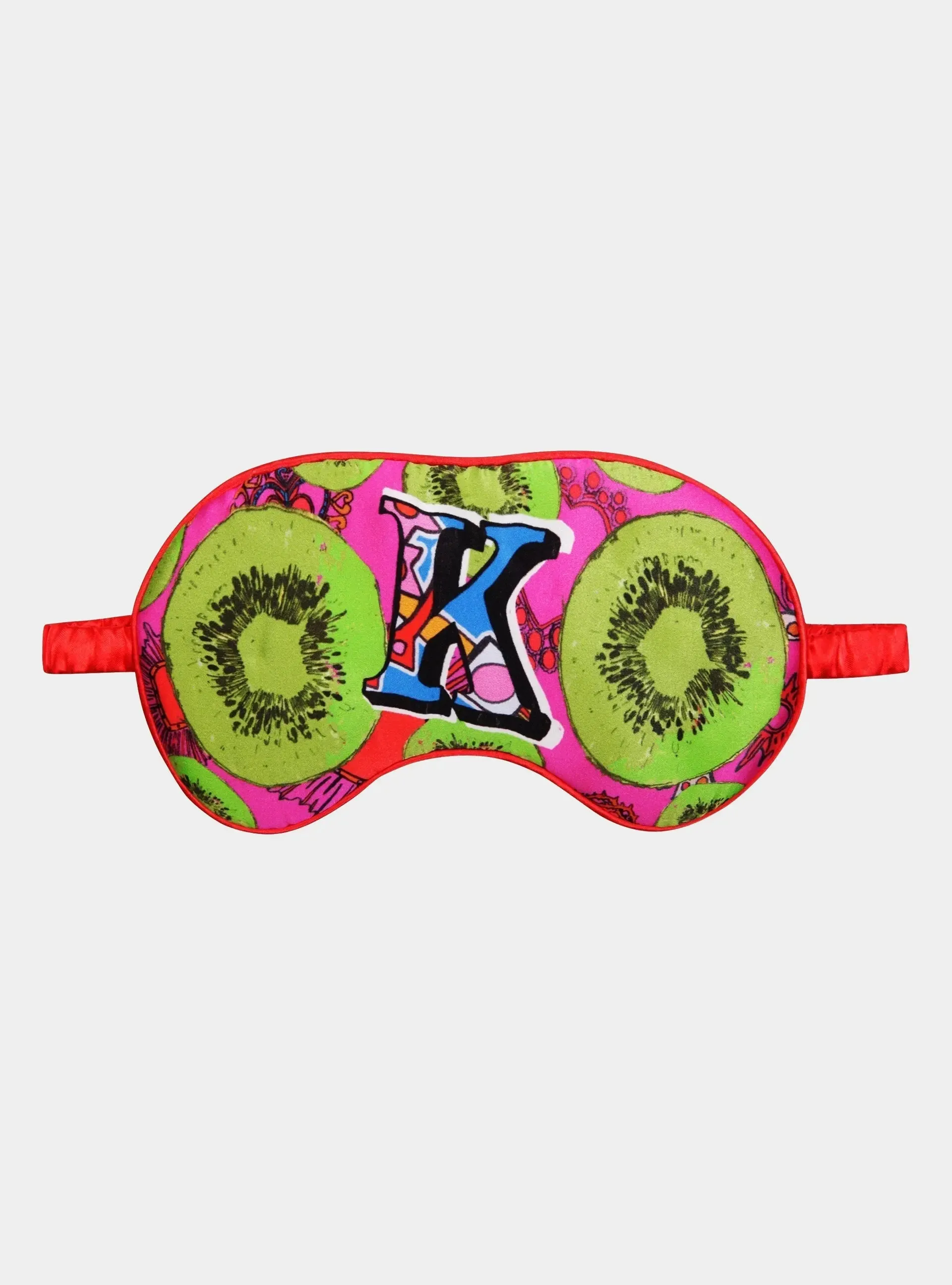 Silk Eye Mask / "K for Kiwi"