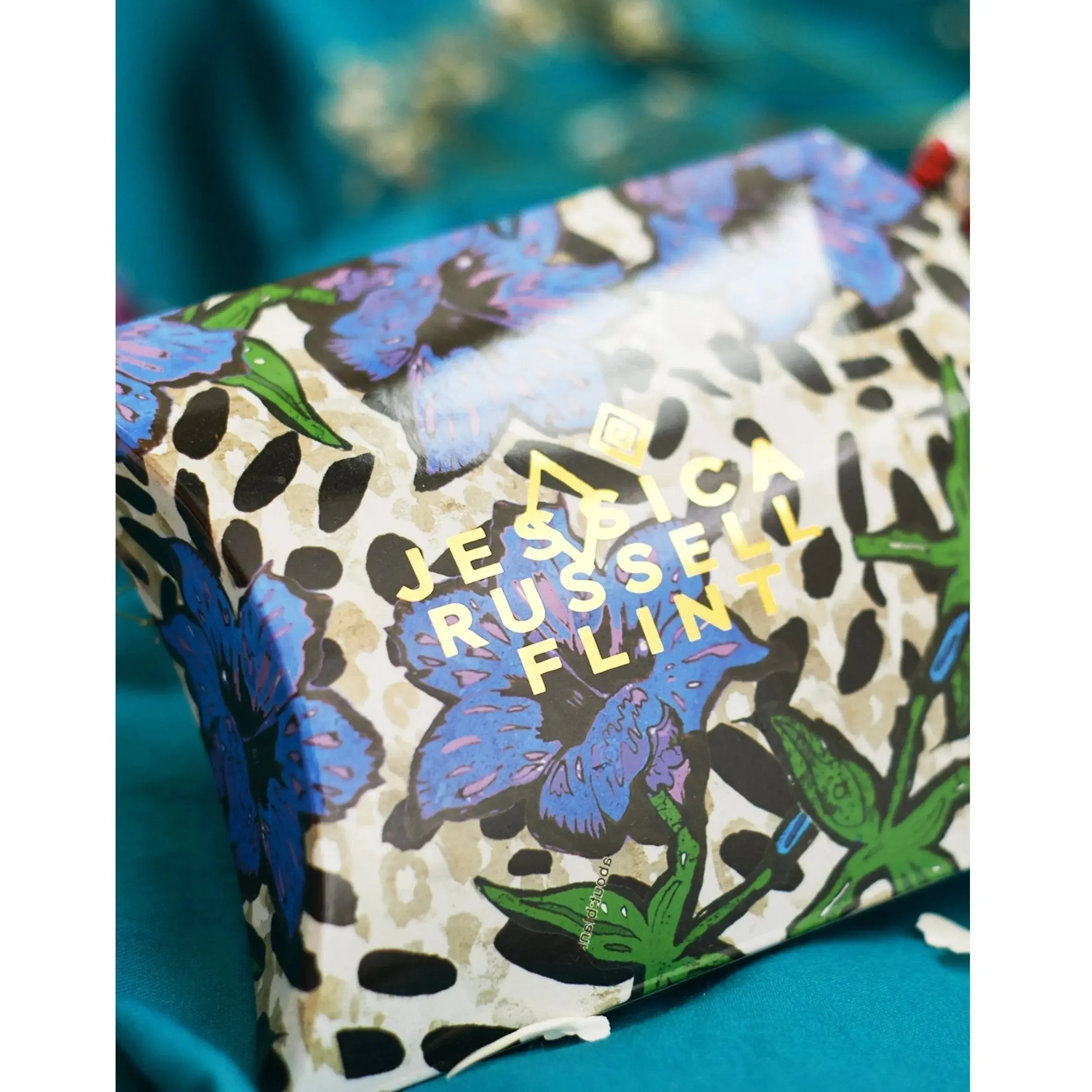 Silk Eye Mask / "L for Leopard"
