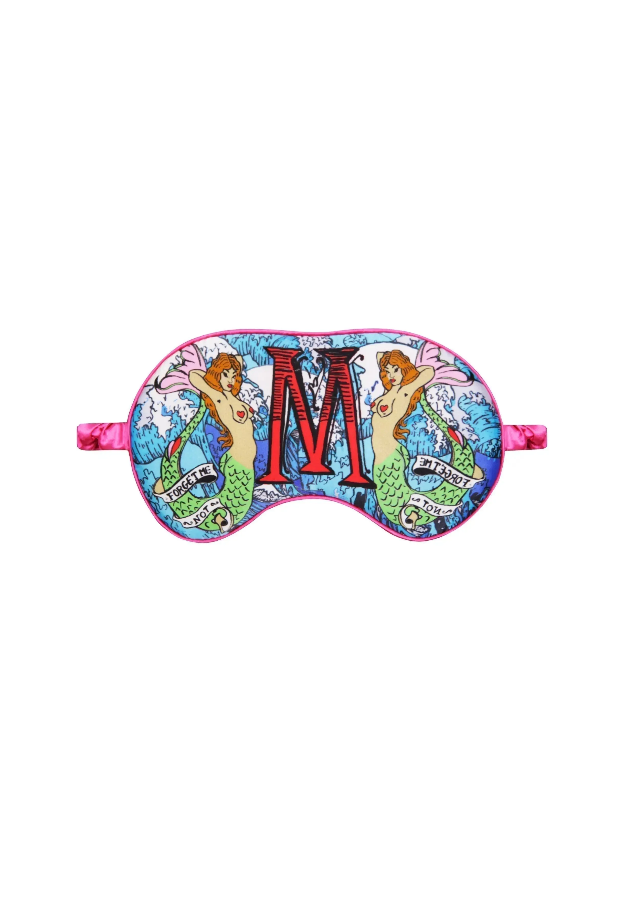 Silk Eye Mask / "M for Mermaids"