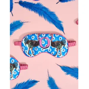 Silk Eye Mask / "O for Ostrich