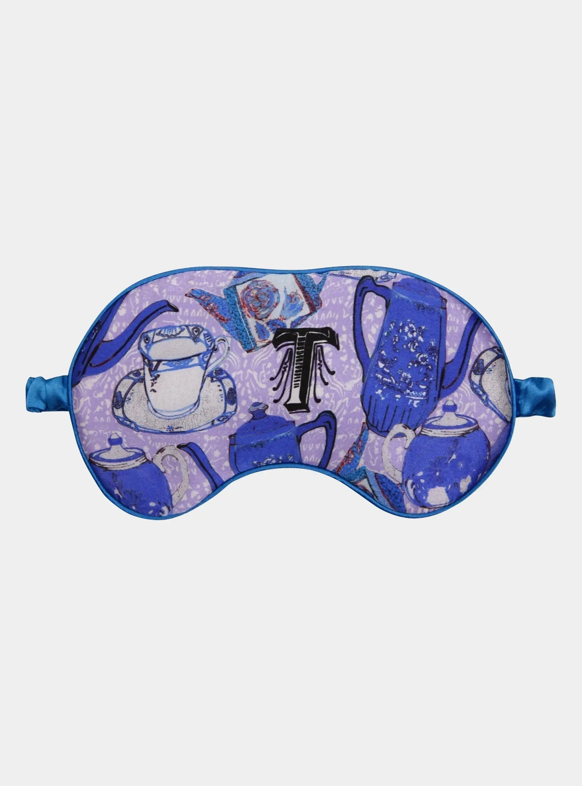 Silk Eye Mask / "T for Teapot"