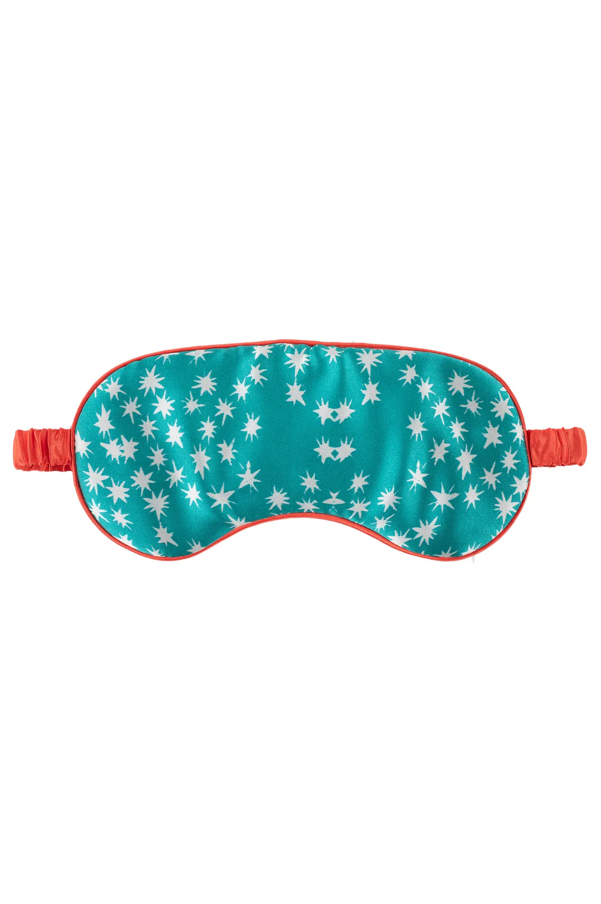 Silk Eye Mask / "Teal Stars"