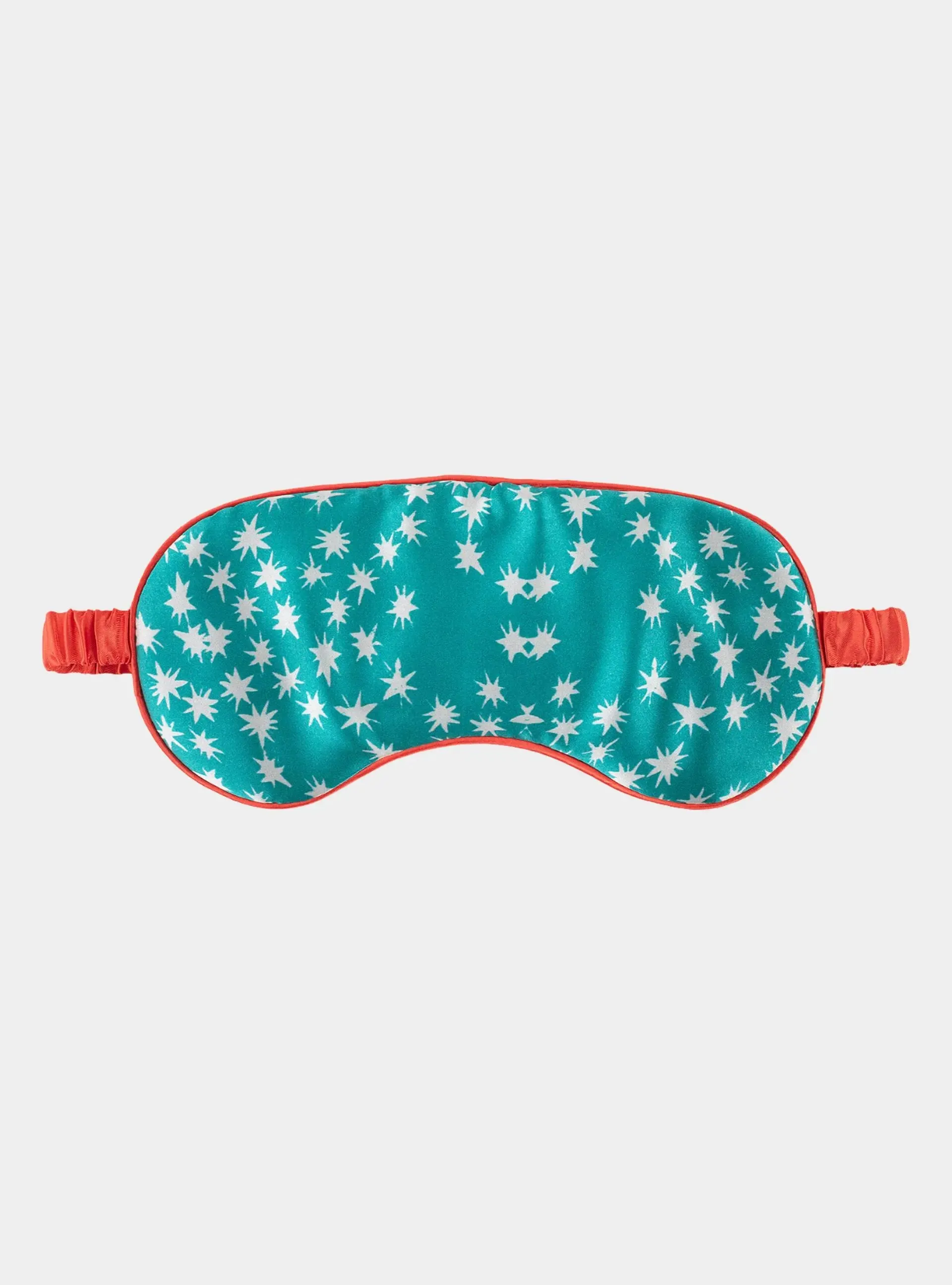 Silk Eye Mask / "Teal Stars"