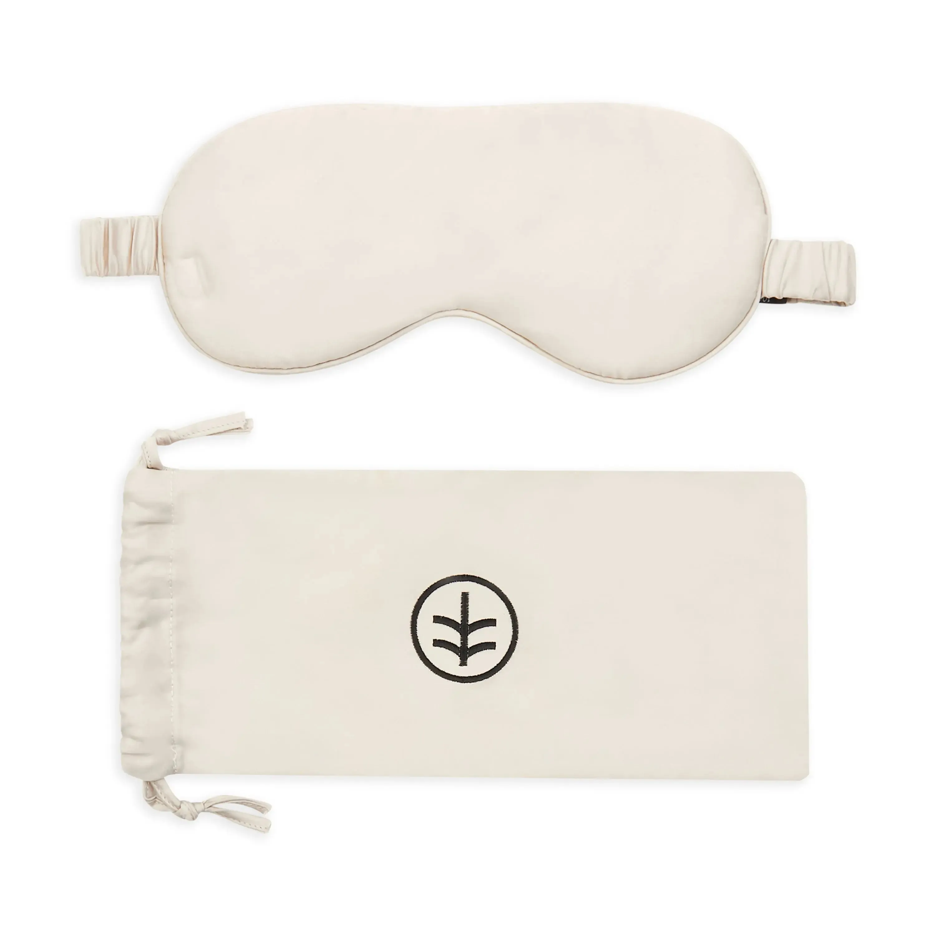 Silk Eye Mask Sleep in Wheat (Eucalyptus Silk)