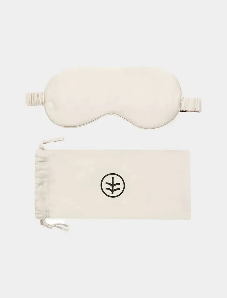 Silk Eye Mask Sleep in Wheat (Eucalyptus Silk)