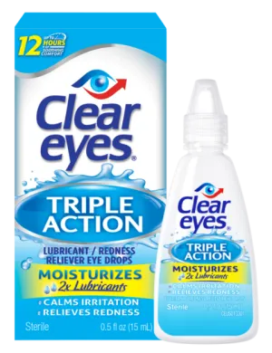 Triple Action Redness Reliever Eye Drops