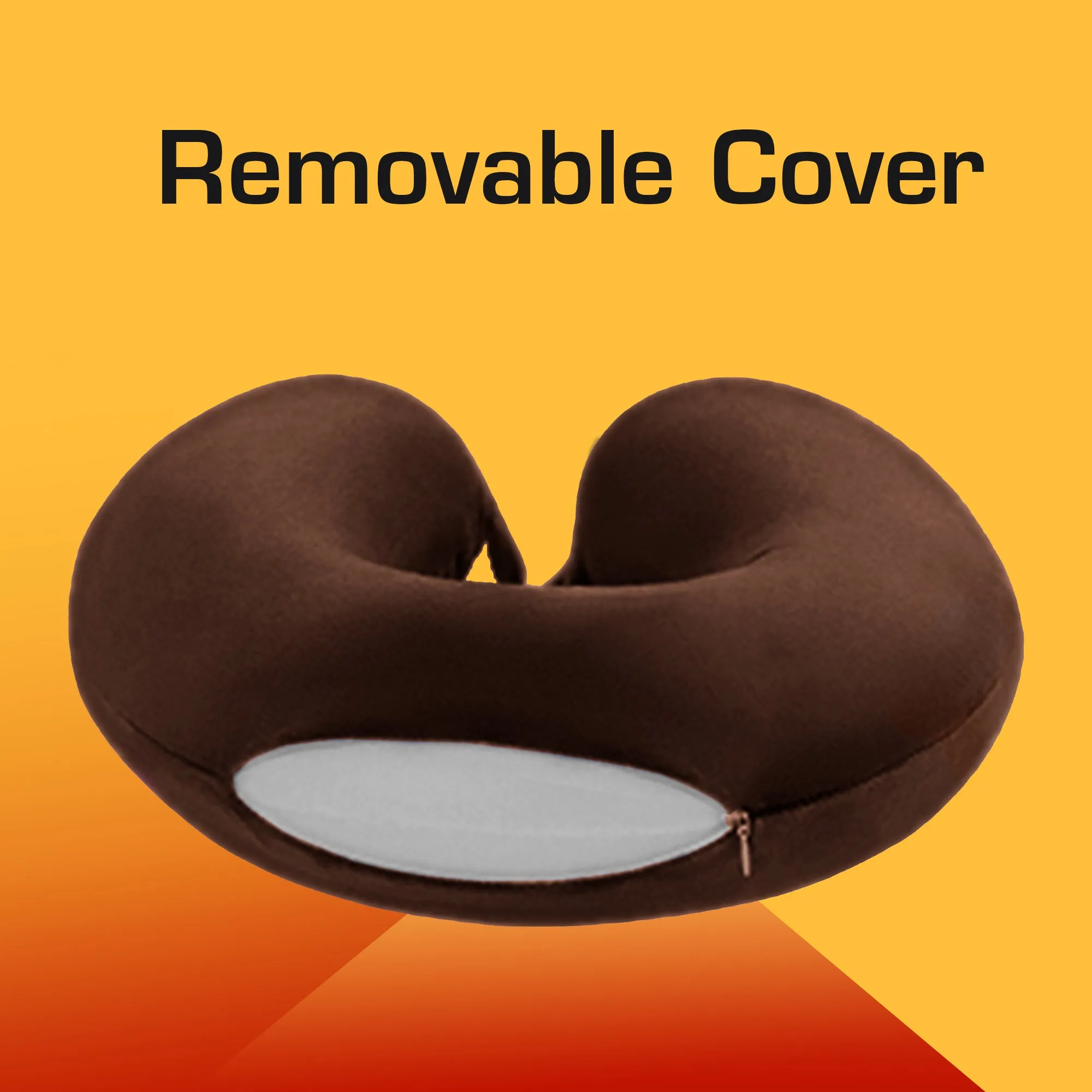 U-Shape Memory Foam Neck Pillow With Eye mask
