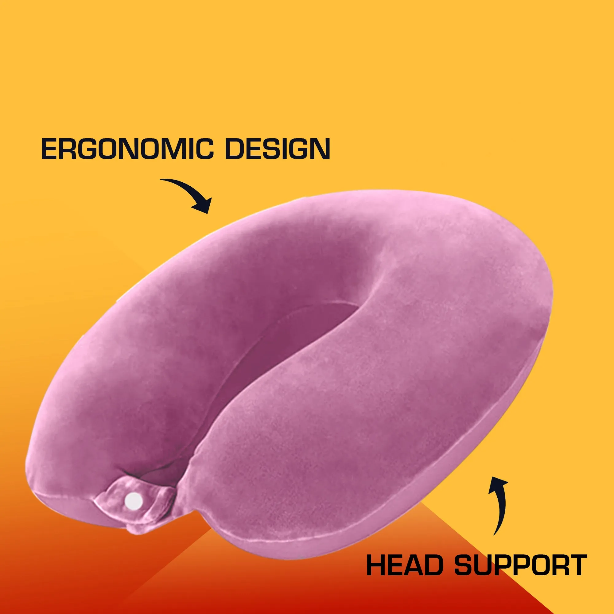 U-Shape Memory Foam Neck Pillow With Eye mask