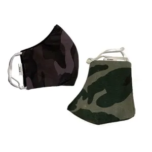 Unisex Army Print Washable Face Masks