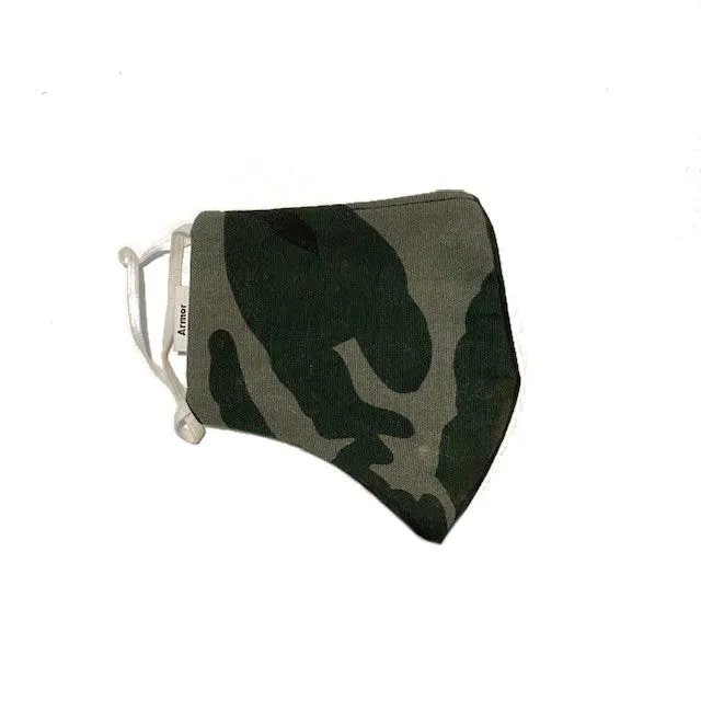 Unisex Army Print Washable Face Masks