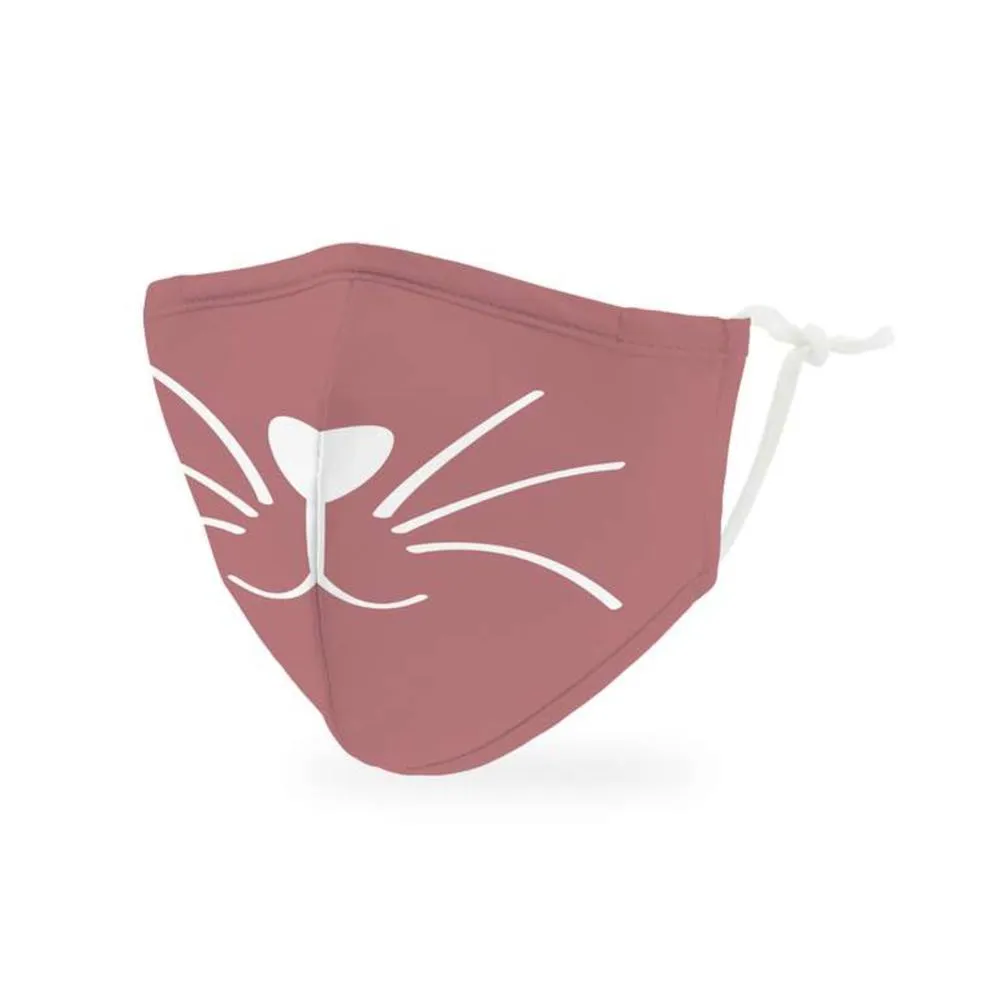 Weddingstar 3-Ply Kid's Reusable Face Mask - Pink Kitty