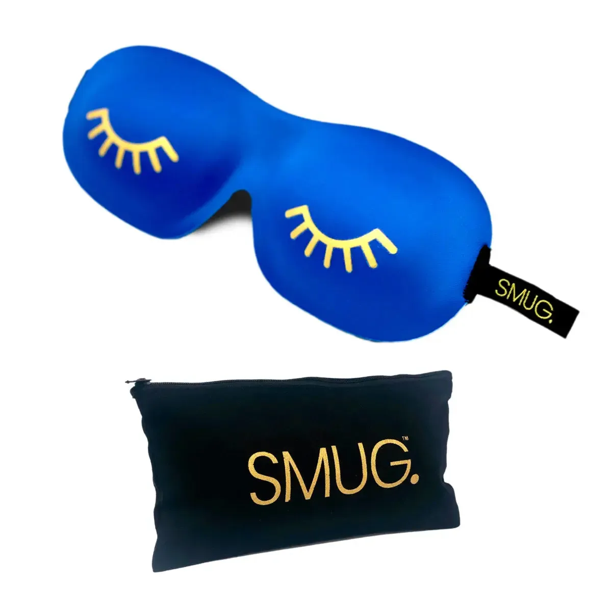 Wink Blue Contoured 3D Blackout Sleep Mask