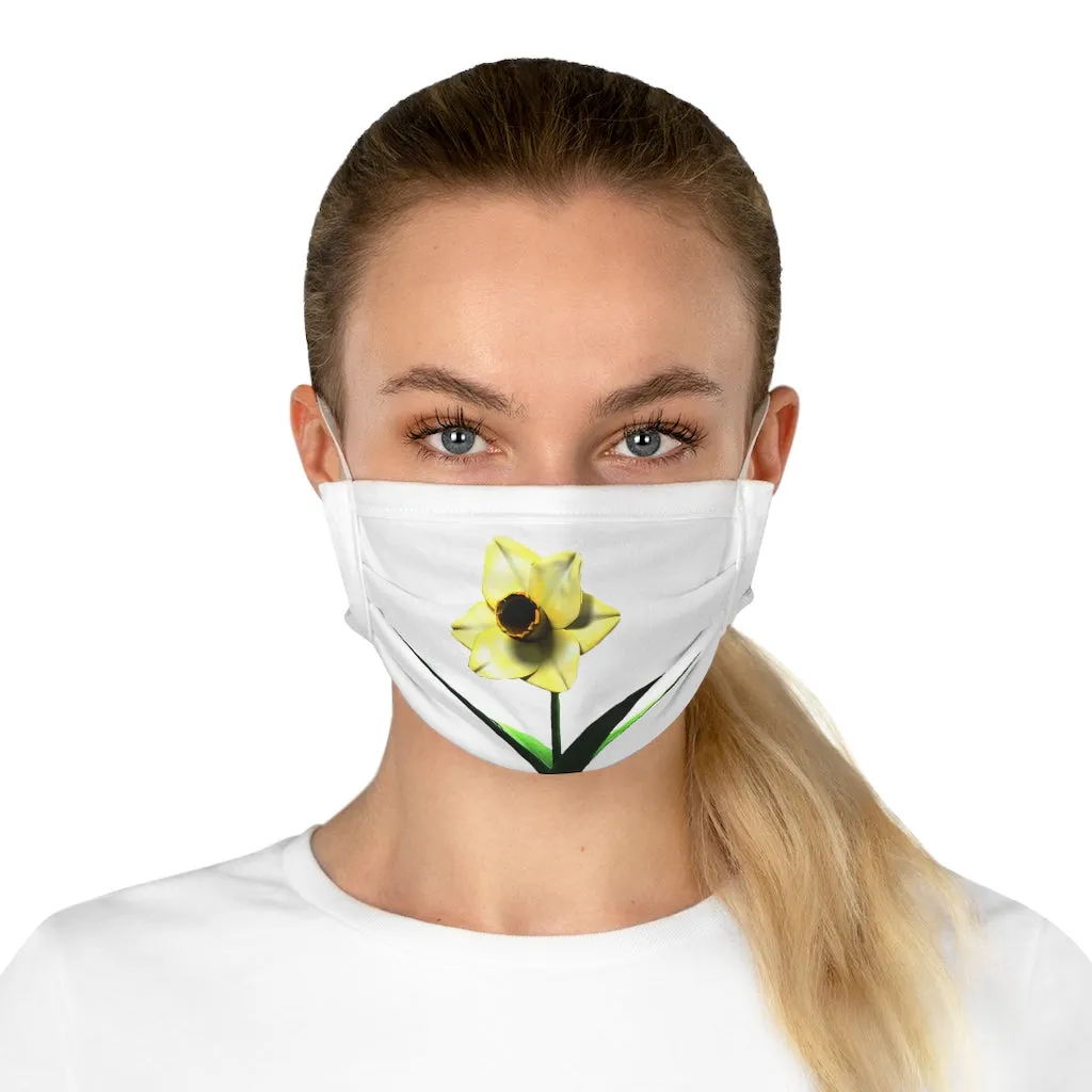 Yellow Flower Cotton Face Mask (EU)