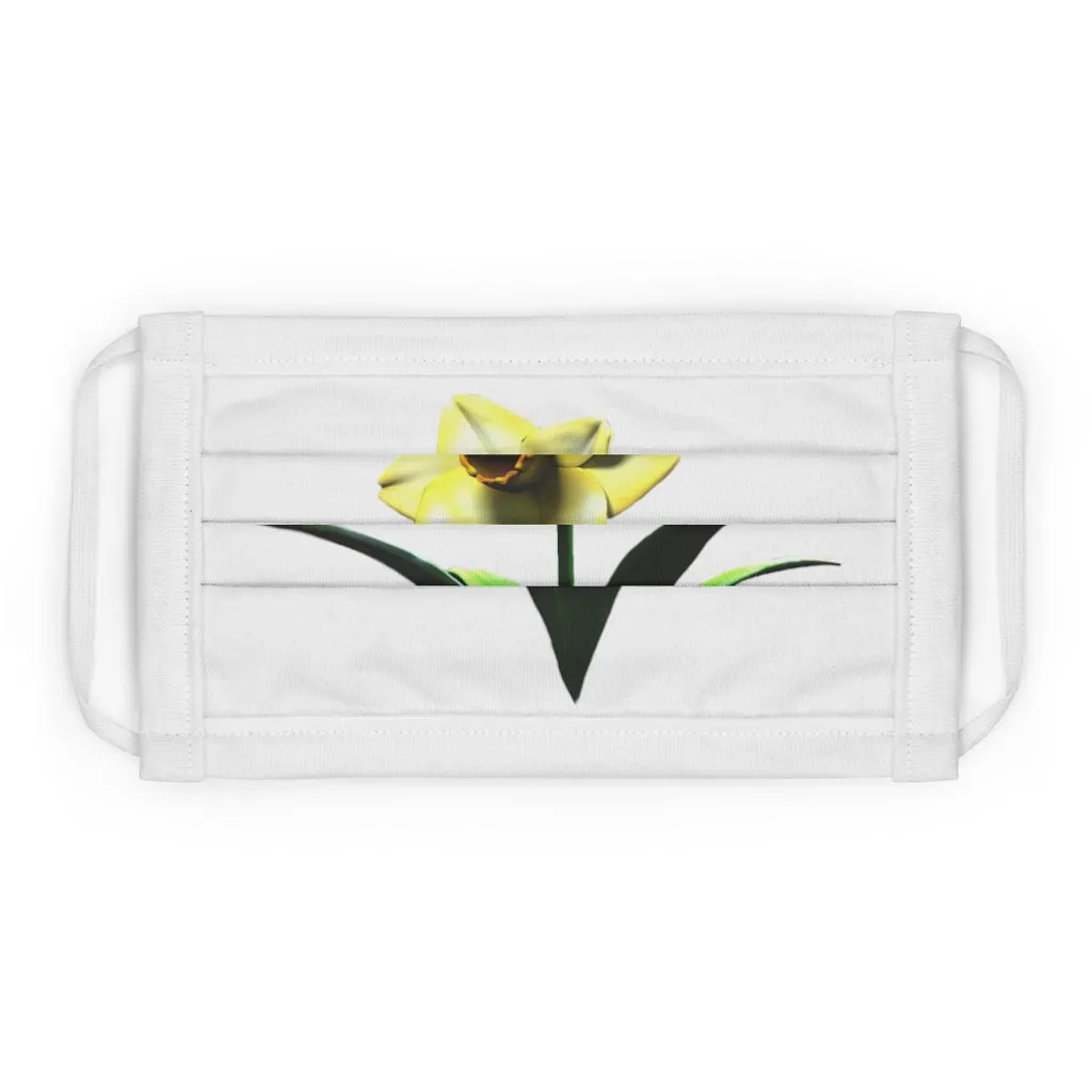 Yellow Flower Cotton Face Mask (EU)