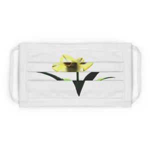 Yellow Flower Cotton Face Mask (EU)